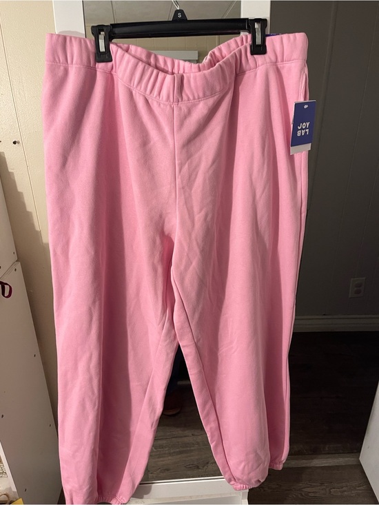 JoyLab Pants - JoyLab Light Pink Fleece Joggers